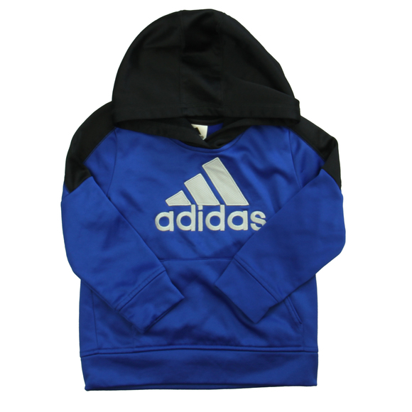Adidas Boys Blue | Black Hoodie size: 4T